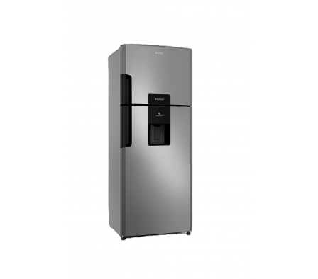 HELADERA MABE 400LTS RMP370GMT INOX F/S C/DISPENSER