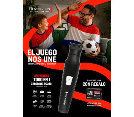 KIT REMINGTON 5 EN 1 PARA VELLO FACIAL MOD PG181