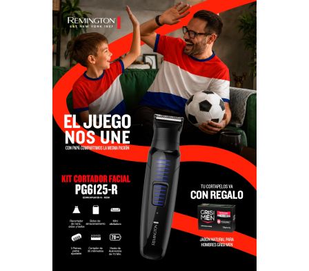 KIT CORTAPELO FACIAL REMINGTON PG6125-R