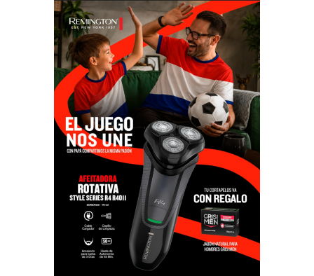 AFEITADORA REMINGTON ROTATIVA INALAMBRICA R10A