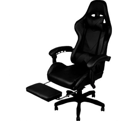 SILLA GAMER XTREME LEVEL C/POSAPIES NEGRO
